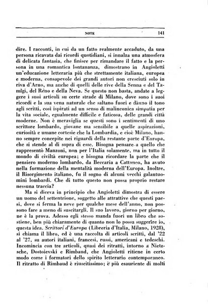 Il convegno rivista di letteratura e di tutte le arti