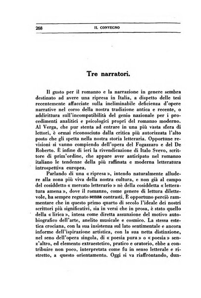 Il convegno rivista di letteratura e di tutte le arti