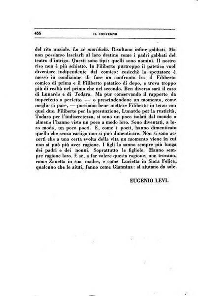 Il convegno rivista di letteratura e di tutte le arti