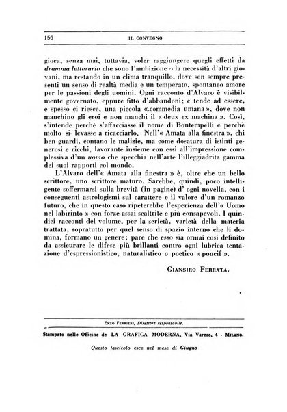 Il convegno rivista di letteratura e di tutte le arti