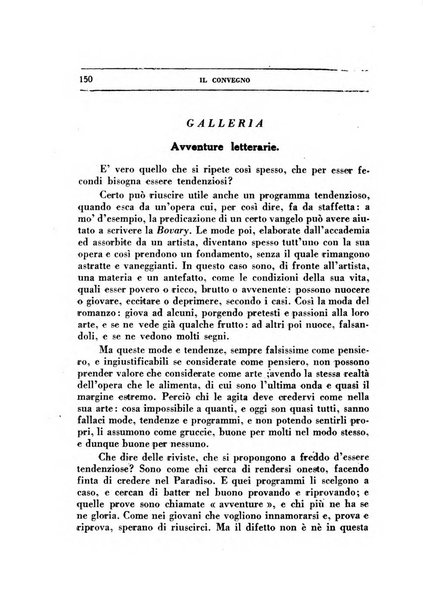 Il convegno rivista di letteratura e di tutte le arti