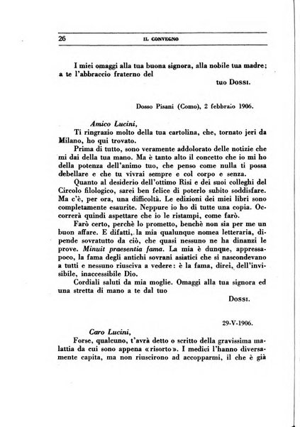 Il convegno rivista di letteratura e di tutte le arti