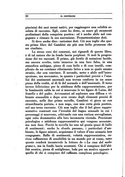 Il convegno rivista di letteratura e di tutte le arti