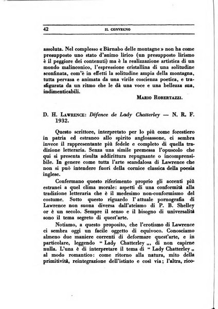 Il convegno rivista di letteratura e di tutte le arti