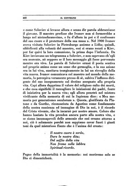 Il convegno rivista di letteratura e di tutte le arti