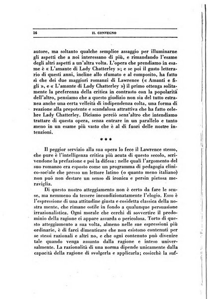 Il convegno rivista di letteratura e di tutte le arti