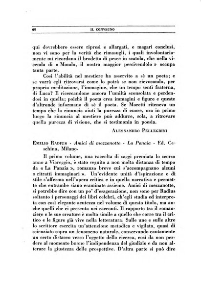 Il convegno rivista di letteratura e di tutte le arti