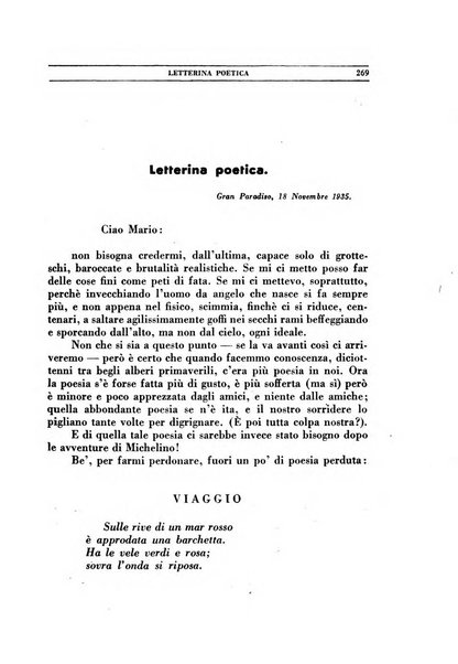 Il convegno rivista di letteratura e di tutte le arti