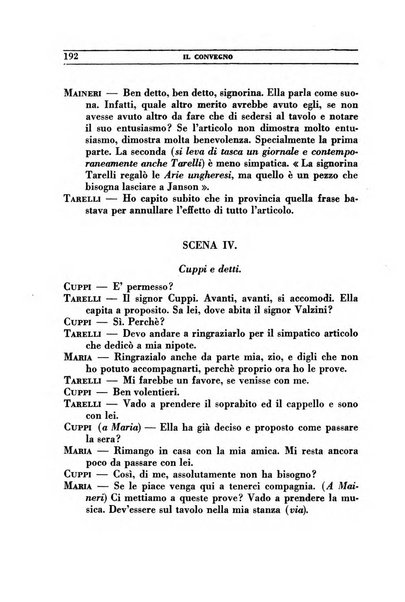 Il convegno rivista di letteratura e di tutte le arti