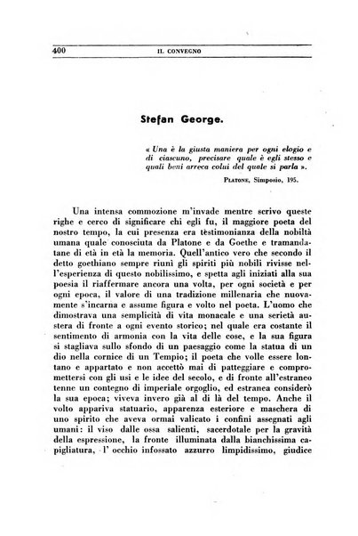 Il convegno rivista di letteratura e di tutte le arti