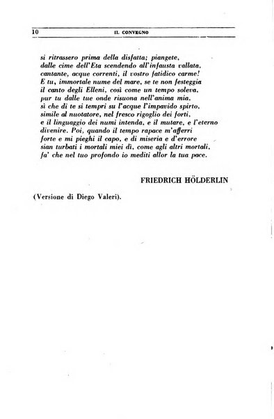 Il convegno rivista di letteratura e di tutte le arti