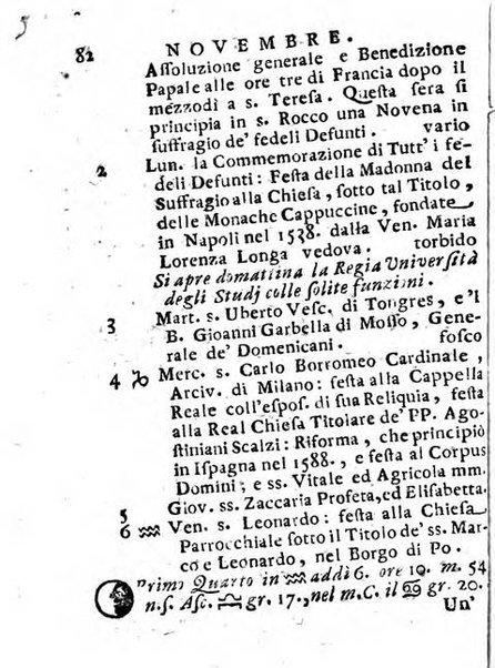 Il corso delle stelle osservato dal pronostico moderno Palmaverde Palmaverde almanacco piemontese ...