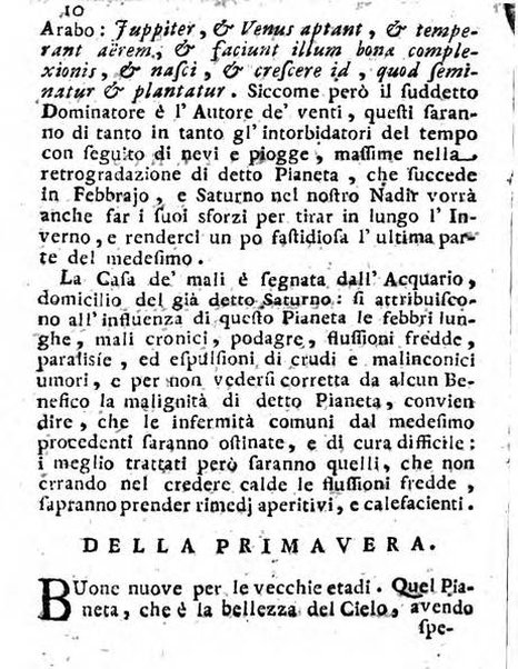 Il corso delle stelle osservato dal pronostico moderno Palmaverde Palmaverde almanacco piemontese ...