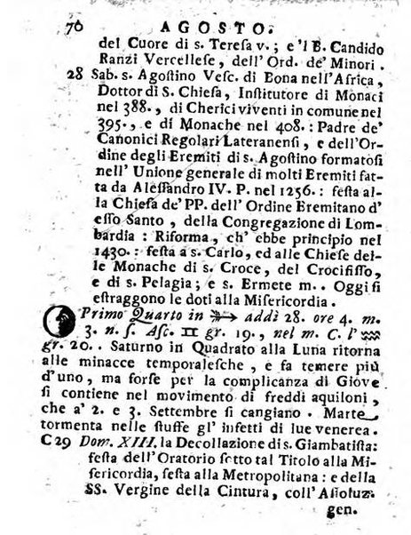 Il corso delle stelle osservato dal pronostico moderno Palmaverde Palmaverde almanacco piemontese ...