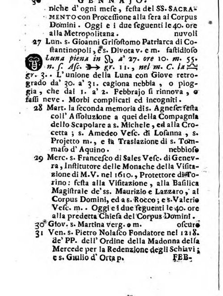 Il corso delle stelle osservato dal pronostico moderno Palmaverde Palmaverde almanacco piemontese ...