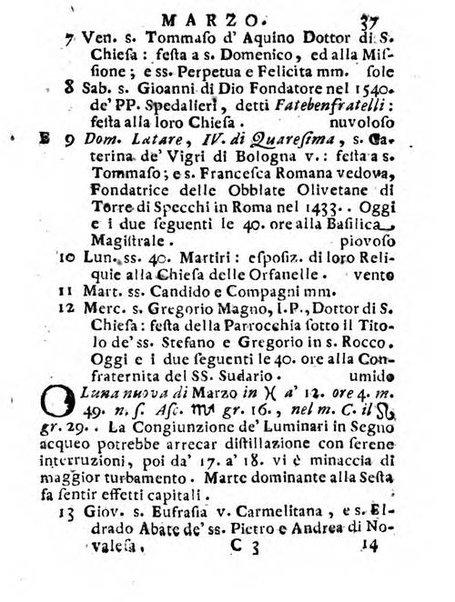 Il corso delle stelle osservato dal pronostico moderno Palmaverde Palmaverde almanacco piemontese ...