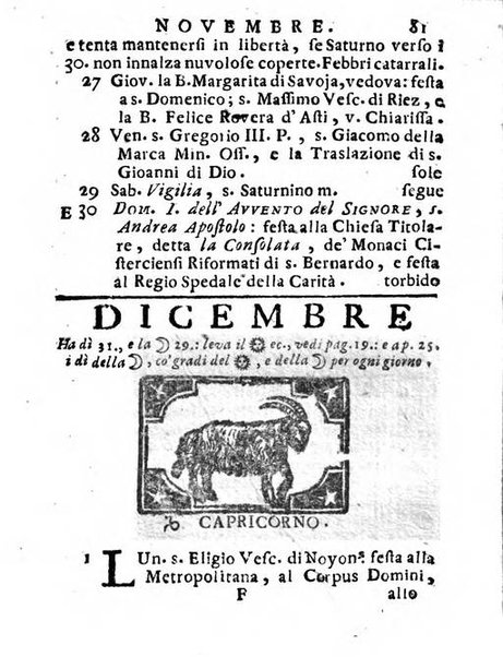 Il corso delle stelle osservato dal pronostico moderno Palmaverde Palmaverde almanacco piemontese ...