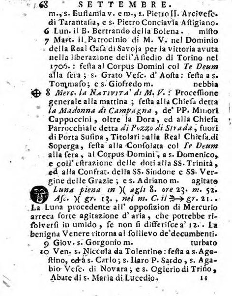 Il corso delle stelle osservato dal pronostico moderno Palmaverde Palmaverde almanacco piemontese ...