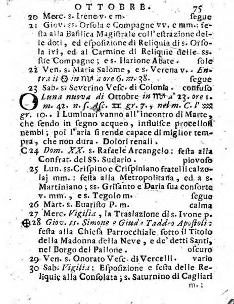 Il corso delle stelle osservato dal pronostico moderno Palmaverde Palmaverde almanacco piemontese ...