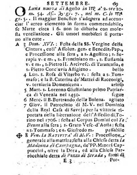 Il corso delle stelle osservato dal pronostico moderno Palmaverde Palmaverde almanacco piemontese ...