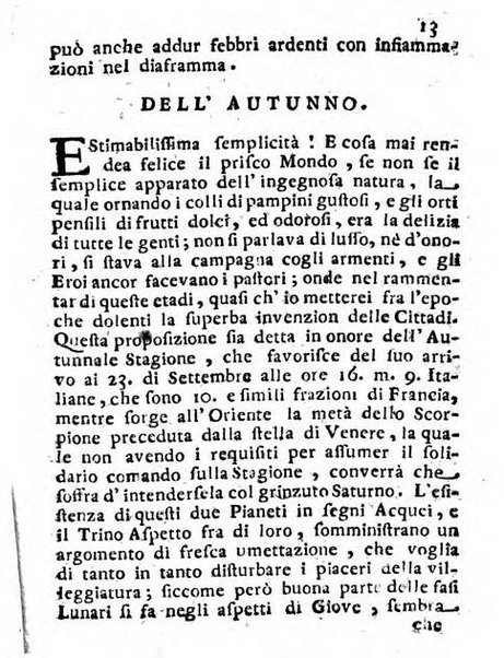 Il corso delle stelle osservato dal pronostico moderno Palmaverde Palmaverde almanacco piemontese ...