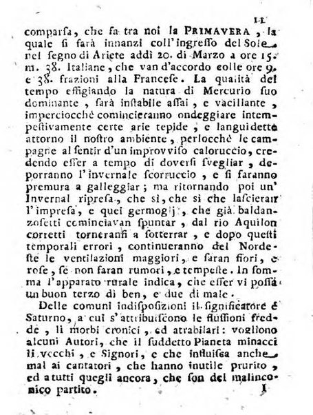 Il corso delle stelle osservato dal pronostico moderno Palmaverde Palmaverde almanacco piemontese ...