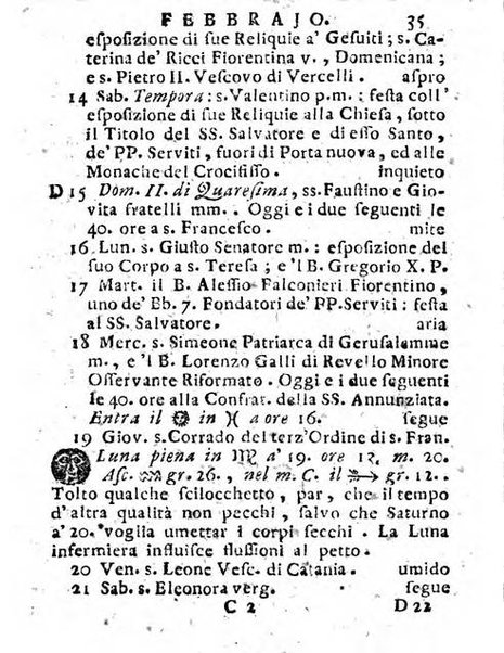 Il corso delle stelle osservato dal pronostico moderno Palmaverde Palmaverde almanacco piemontese ...