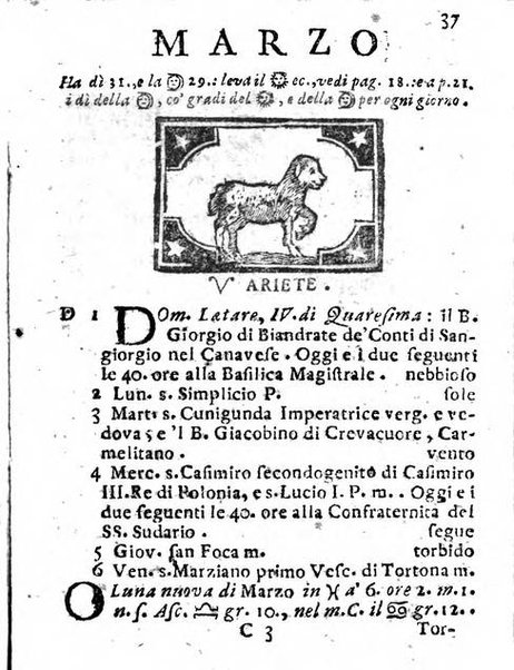 Il corso delle stelle osservato dal pronostico moderno Palmaverde Palmaverde almanacco piemontese ...