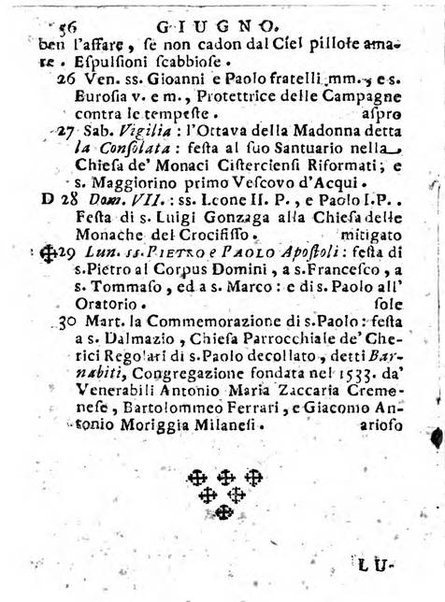 Il corso delle stelle osservato dal pronostico moderno Palmaverde Palmaverde almanacco piemontese ...