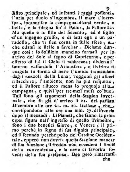 Il corso delle stelle osservato dal pronostico moderno Palmaverde Palmaverde almanacco piemontese ...