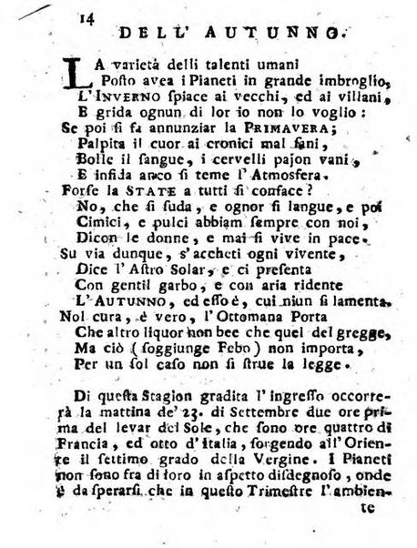 Il corso delle stelle osservato dal pronostico moderno Palmaverde Palmaverde almanacco piemontese ...