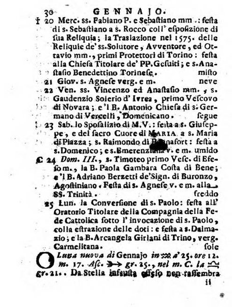 Il corso delle stelle osservato dal pronostico moderno Palmaverde Palmaverde almanacco piemontese ...