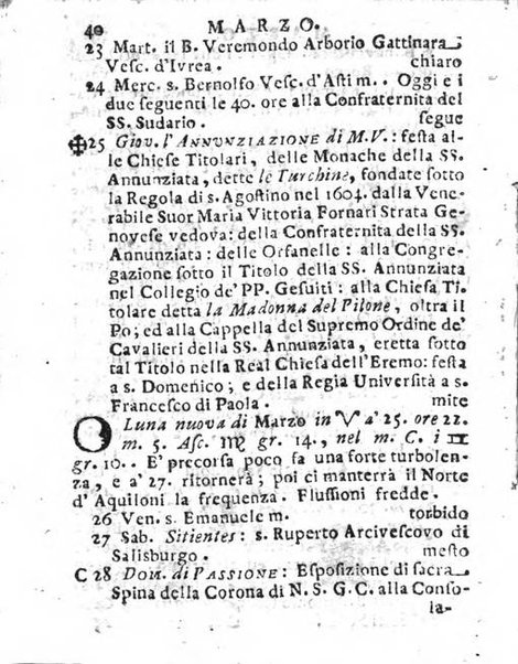 Il corso delle stelle osservato dal pronostico moderno Palmaverde Palmaverde almanacco piemontese ...