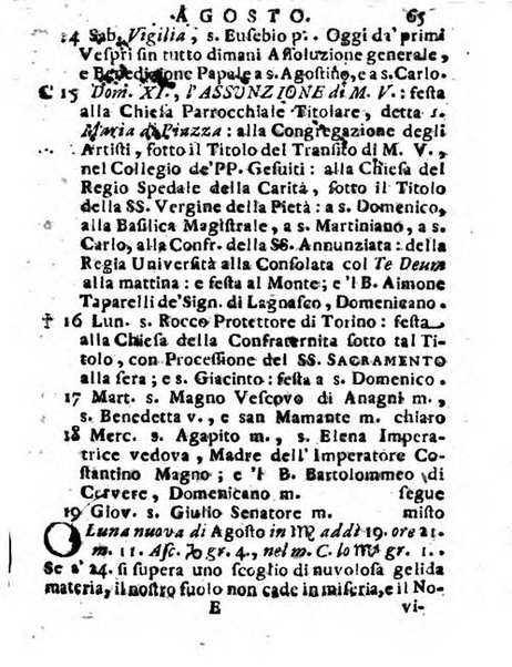 Il corso delle stelle osservato dal pronostico moderno Palmaverde Palmaverde almanacco piemontese ...