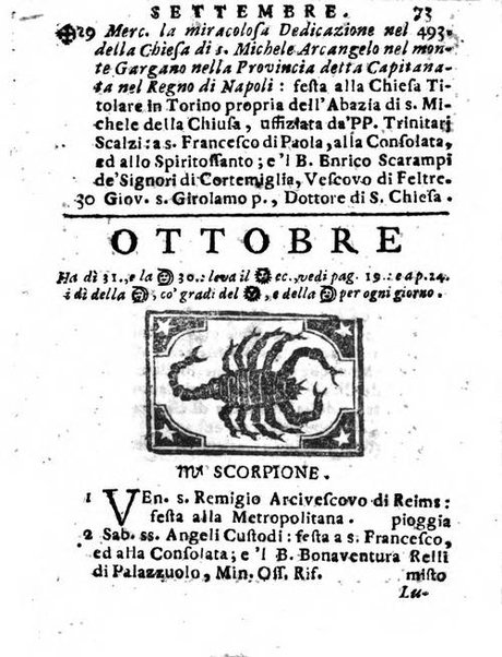 Il corso delle stelle osservato dal pronostico moderno Palmaverde Palmaverde almanacco piemontese ...