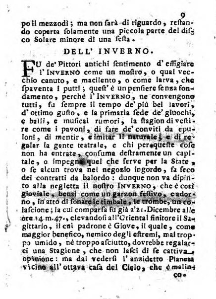 Il corso delle stelle osservato dal pronostico moderno Palmaverde Palmaverde almanacco piemontese ...