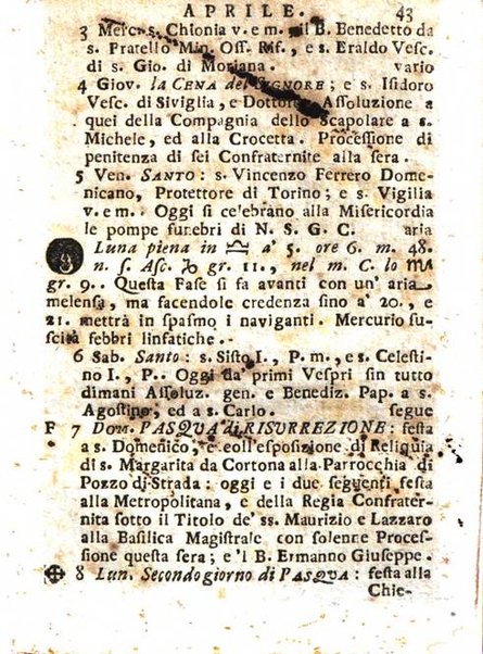 Il corso delle stelle osservato dal pronostico moderno Palmaverde Palmaverde almanacco piemontese ...