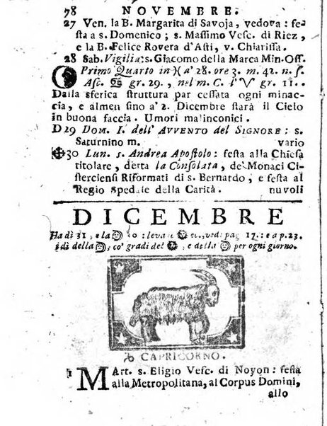 Il corso delle stelle osservato dal pronostico moderno Palmaverde Palmaverde almanacco piemontese ...