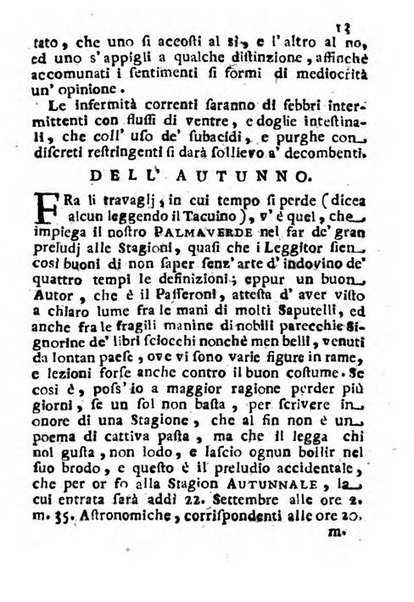 Il corso delle stelle osservato dal pronostico moderno Palmaverde Palmaverde almanacco piemontese ...