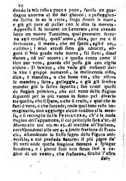 Il corso delle stelle osservato dal pronostico moderno Palmaverde Palmaverde almanacco piemontese ...