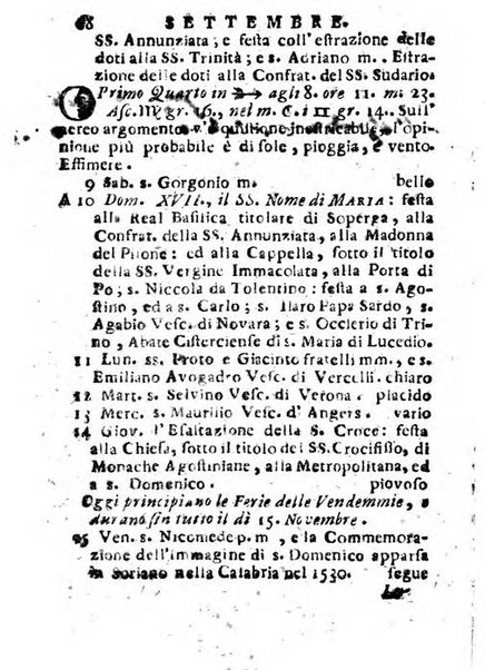 Il corso delle stelle osservato dal pronostico moderno Palmaverde Palmaverde almanacco piemontese ...