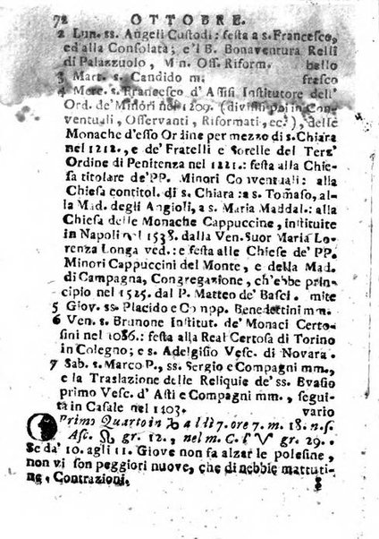 Il corso delle stelle osservato dal pronostico moderno Palmaverde Palmaverde almanacco piemontese ...