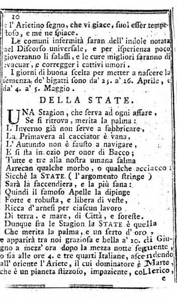 Il corso delle stelle osservato dal pronostico moderno Palmaverde Palmaverde almanacco piemontese ...