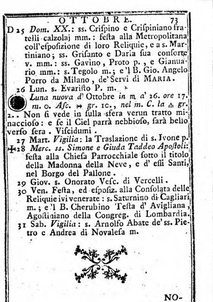 Il corso delle stelle osservato dal pronostico moderno Palmaverde Palmaverde almanacco piemontese ...