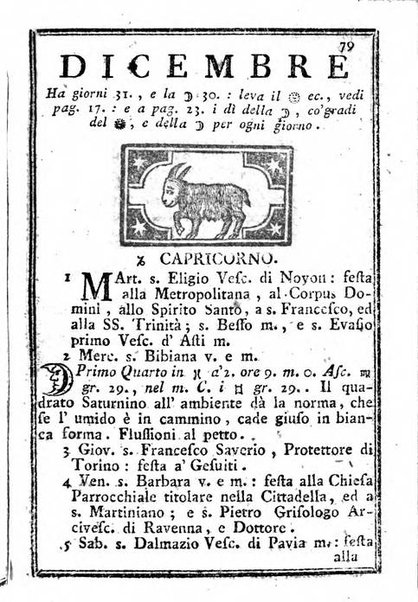 Il corso delle stelle osservato dal pronostico moderno Palmaverde Palmaverde almanacco piemontese ...