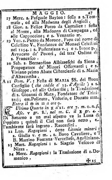 Il corso delle stelle osservato dal pronostico moderno Palmaverde Palmaverde almanacco piemontese ...