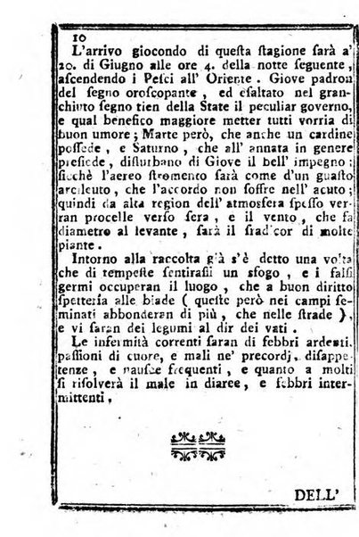 Il corso delle stelle osservato dal pronostico moderno Palmaverde Palmaverde almanacco piemontese ...