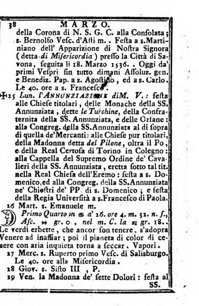 Il corso delle stelle osservato dal pronostico moderno Palmaverde Palmaverde almanacco piemontese ...