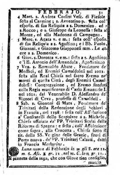 Il corso delle stelle osservato dal pronostico moderno Palmaverde Palmaverde almanacco piemontese ...