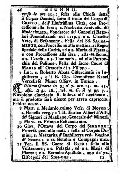 Il corso delle stelle osservato dal pronostico moderno Palmaverde Palmaverde almanacco piemontese ...